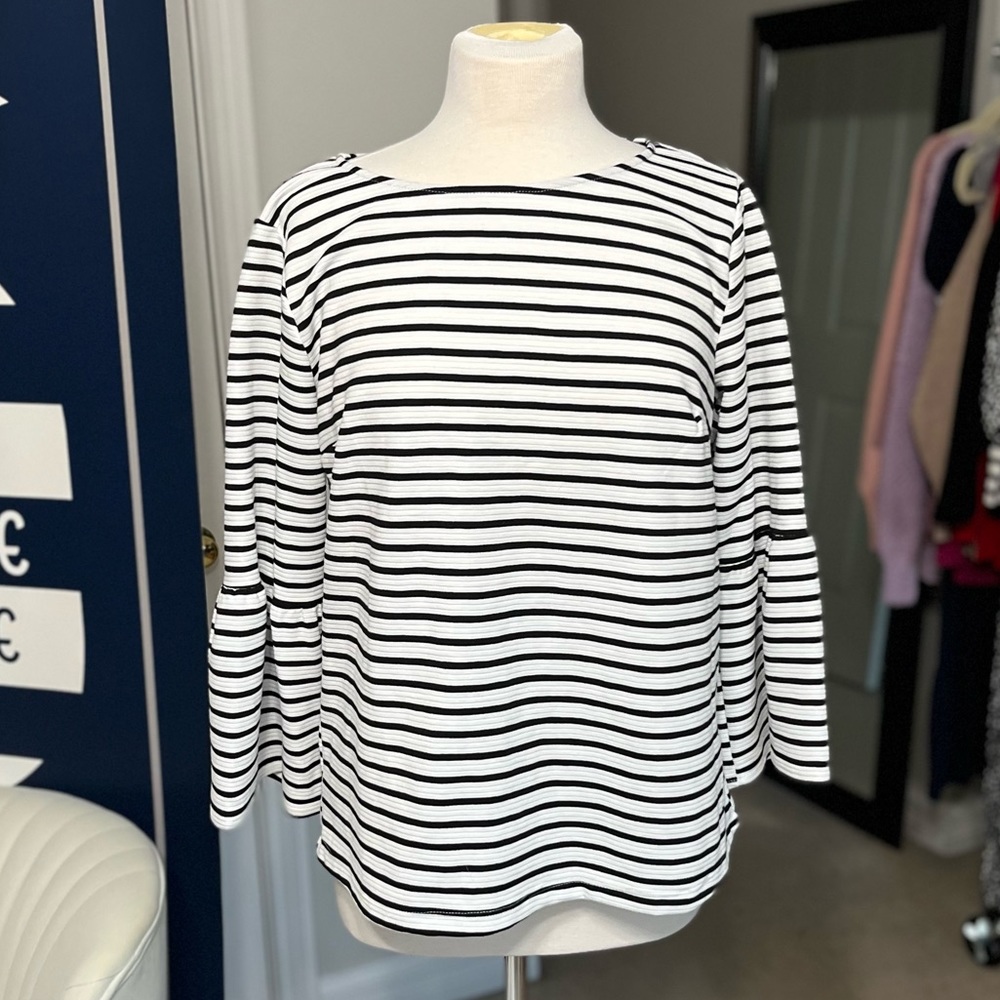 Striped Top with Bell sleeves